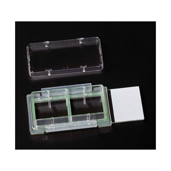 2 Chamber Cell Culture Slide， Glass， Sterile 12個入 229162
