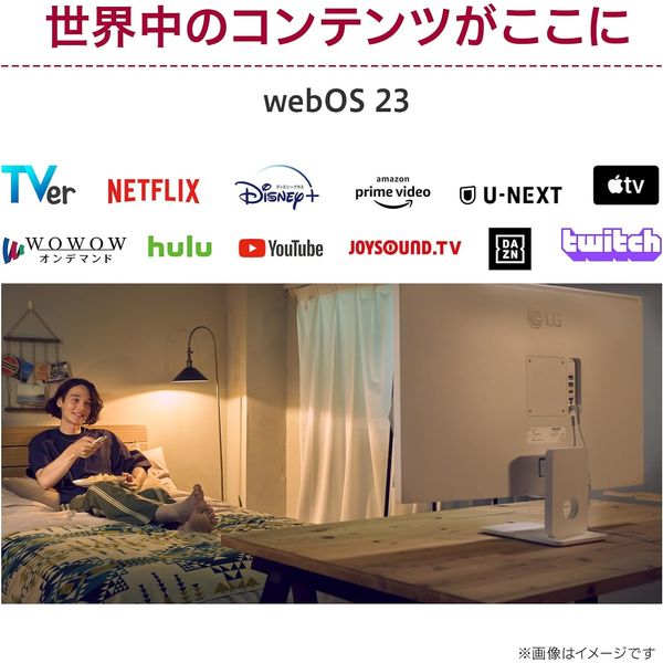 LG Electronics Japan 24.5インチ フルHDスマートモニター(1920x1080