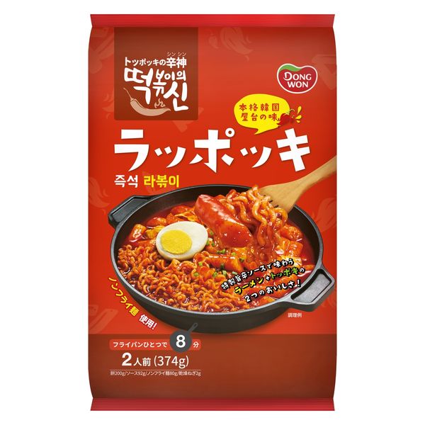 ドンウォン東遠屋台風「ラッポキ」 374g (2人前) × 14袋 即席ラッポッキ2人前（374g） 1セット（1袋×3） 東遠ジャパン