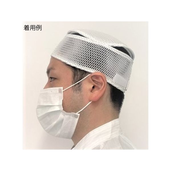 ミヤマ産業 メッシュキャップ 丸天2重型 ヘッドプロテクターL-J