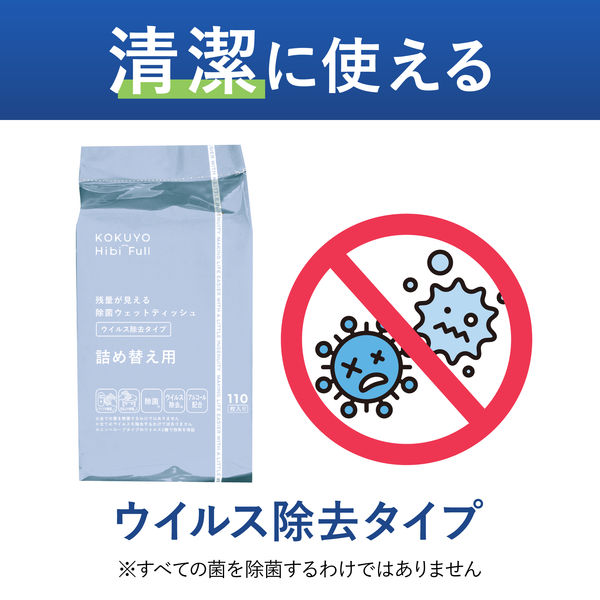 ウェットティッシュ ウイルス除去 残量が見える除菌ウェットティッシュ