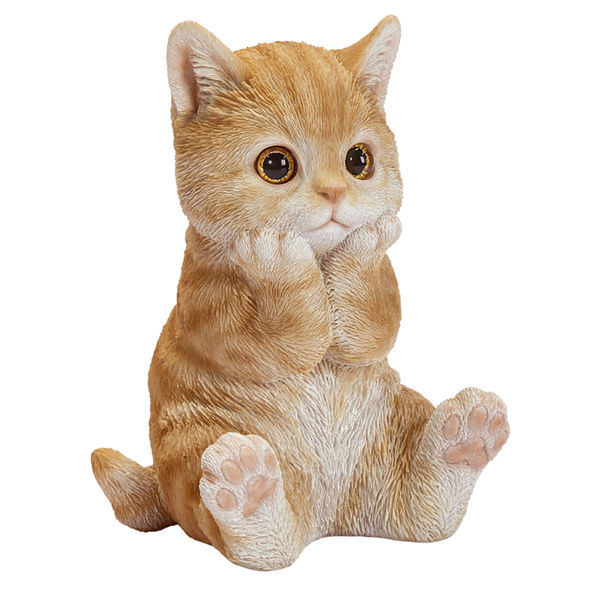 ウービア 頬杖をつく茶トラ猫 H23003-1 1個（直送品） - アスクル