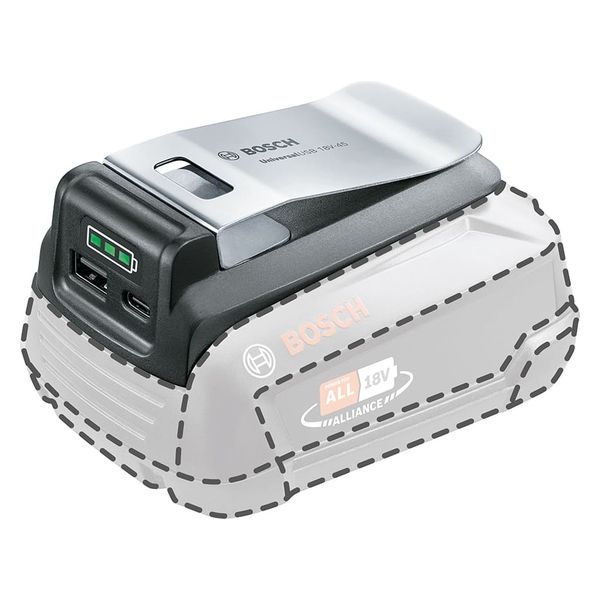 BOSCH コードレスUSBアダプター USB18V-45 1個（直送品） - アスクル