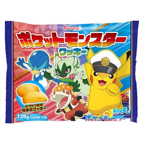 ポケットモンスタークッキー 126g 1セット（1袋×4） フルタ
