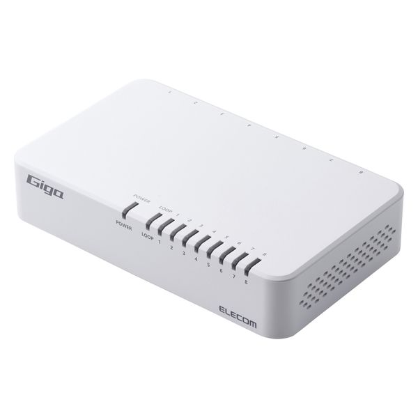 ELECOM スイッチングハブ 8ポート 5ポートセット通電確認済