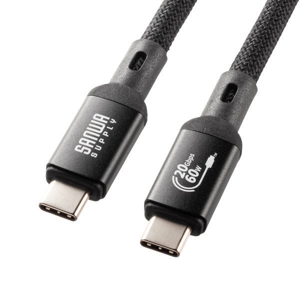 サンワサプライ USB20Gbps Type-Cケーブル（PD60W・3m） KU