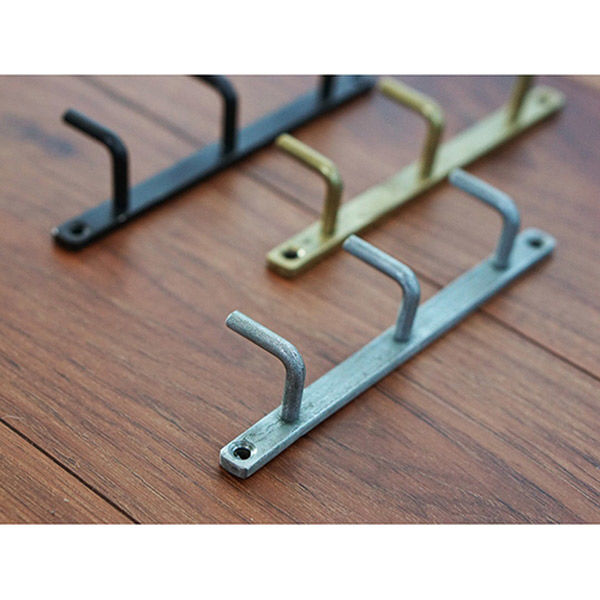 POSH LIVING フック 壁 壁掛け 収納 DIY アイアンウォールフック