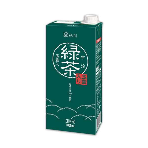 三井農林 ホワイトノーブル 宇治玉露入り緑茶 1L 1箱（6本入