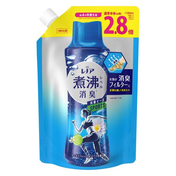 レノア 超消臭 煮沸レベル 抗菌ビーズ スポーツ クール レノア 超消臭 煮沸レベル 抗菌ビーズ スポーツ クール