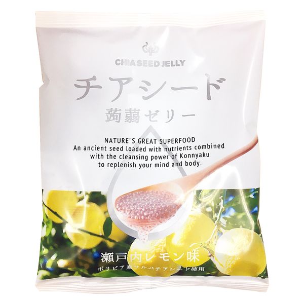 Amazon.co.jp: 若翔 チアシード蒟蒻ゼリー もも味 1袋(10個) ×12