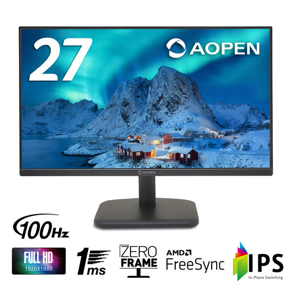 AOPEN 27インチ液晶モニター 27CL1Ebi 1台 アスクル