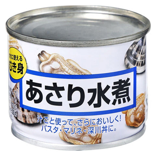 あさり マルハニチロ あさり水煮 EO 8号 10缶 - アスクル