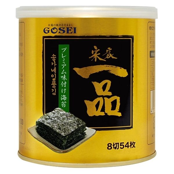 GOSEI 宋家一品 プレミアム味付け海苔 30g 8切54枚 1セット（1個