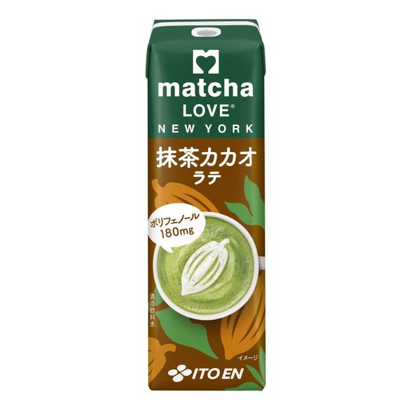 伊藤園 matcha LOVE NEW YORK 抹茶カカオラテ 240ml 1セット（48