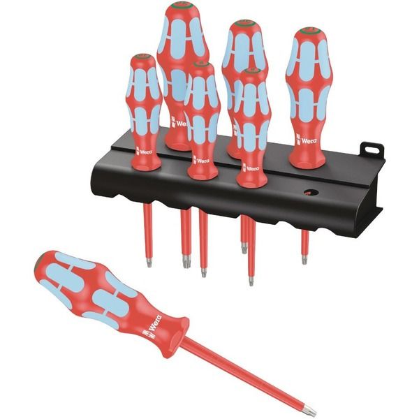 Wera Werk ヴェラ 7本組ステンレス製絶縁TXドライバーセット ラック