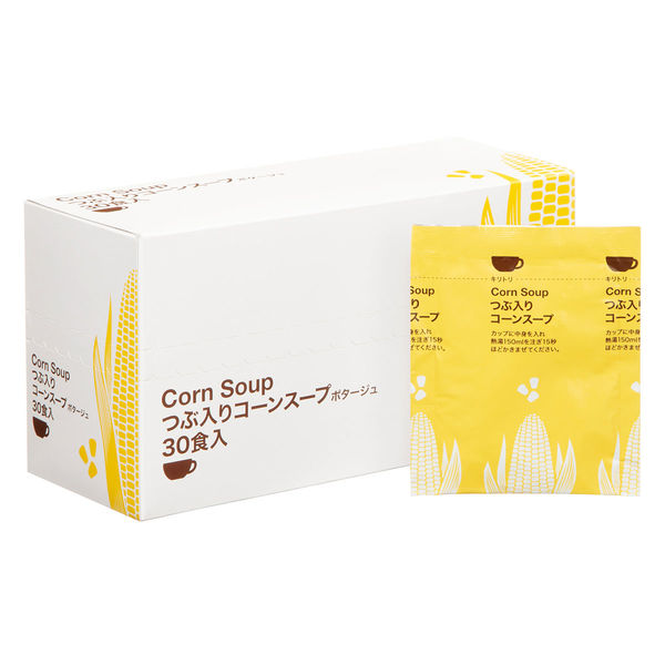 アスクル・LOHACO限定】【個別包装 大容量】つぶ入り コーンスープ