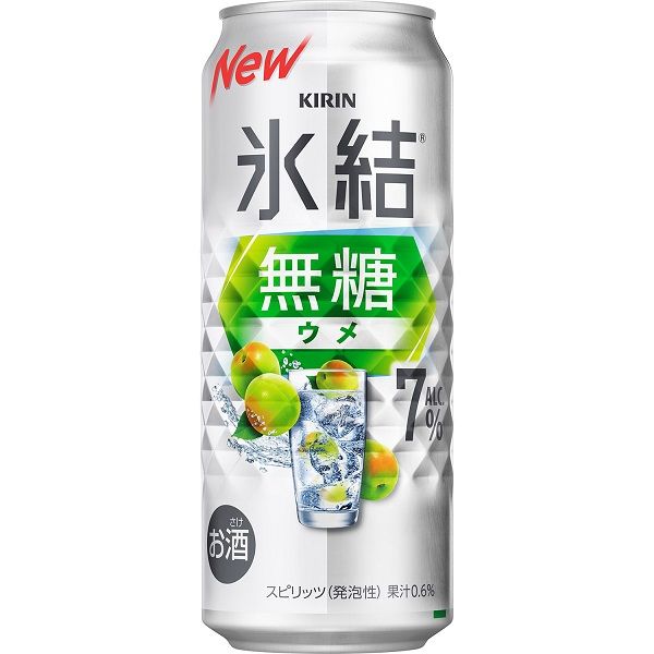 チューハイ キリン 氷結 無糖 ウメ 7% 缶 500ml 6本 - アスクル