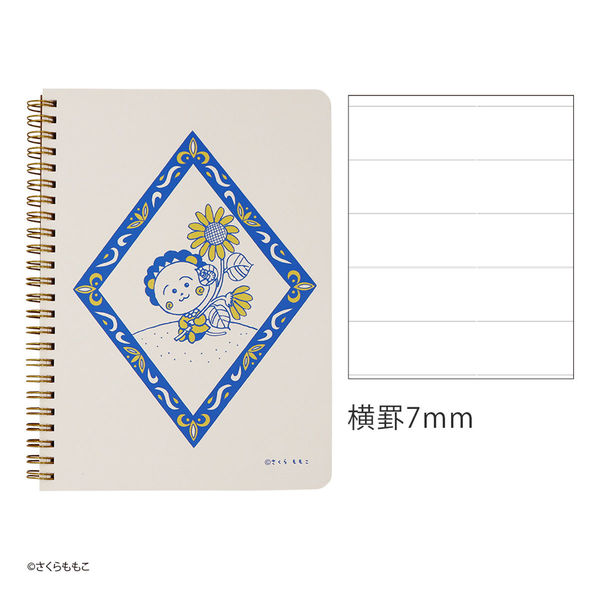 日本出版販売 コジコジ リングノート(ひまわり) IP462277 1セット(5個