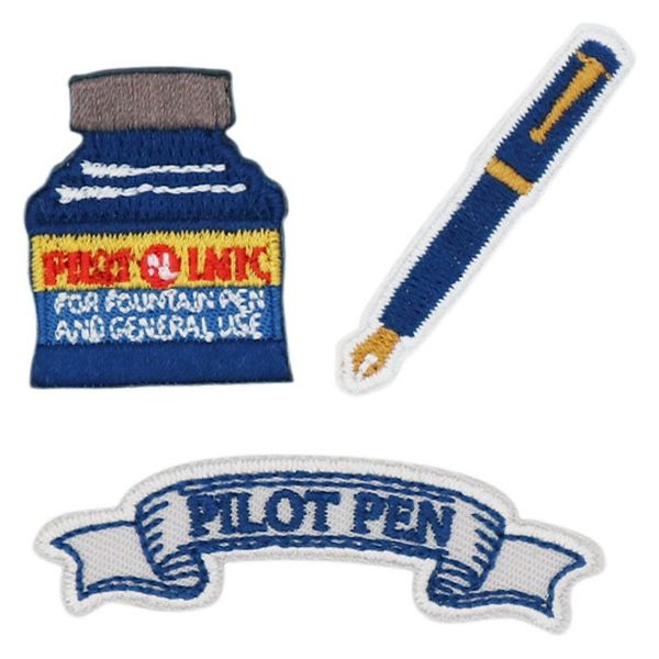 ORVIS ピンオンリール＆刺繍ワッペン ４点セット 日本出版販売 OR 刺繍ワッペンシール PILOT OR460631 1セット(8個