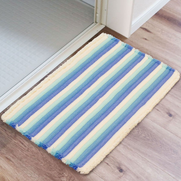 オカトー やみつきバスマット40×60cm BL 4905016018932 1個（直送品