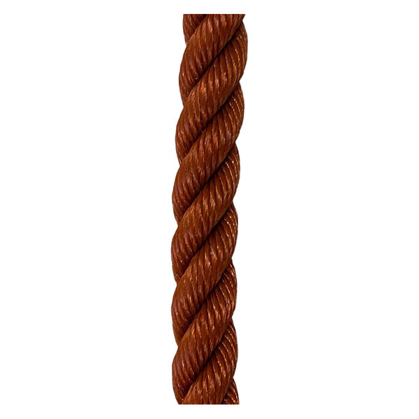 名古屋製綱 ポリエチレンロープ 金茶 22mm×100m 1巻（直送品