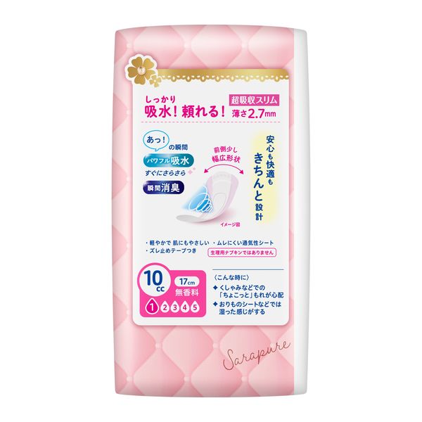 ロリエ さらピュア吸水 超吸収スリム 10cc 無香料 1パック（36枚