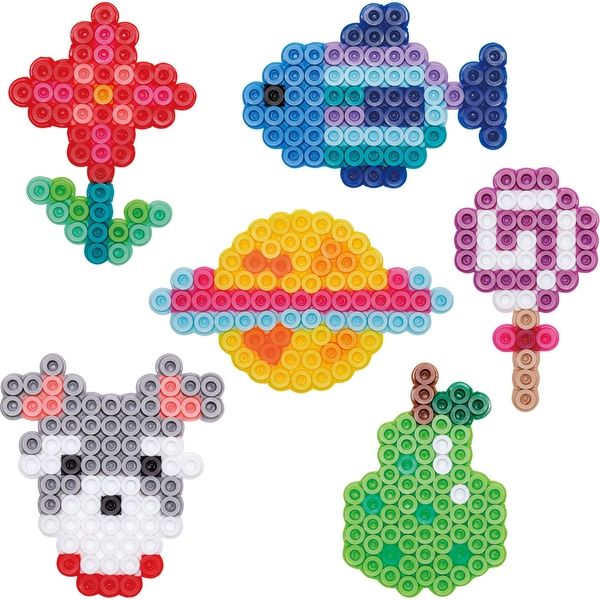 新日本造形 パーラービーズ 筒入りマルチカラー 11000P 312-907 1個