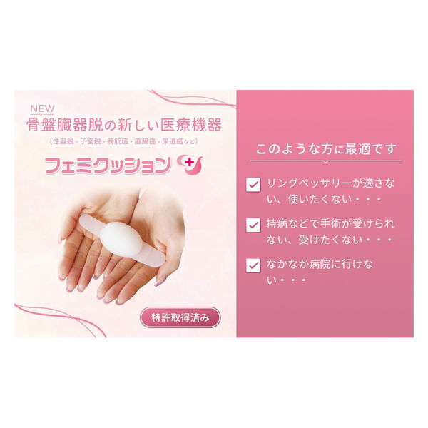 フェミクッション スタータキット（ミディー:サイズII）& 使い捨て