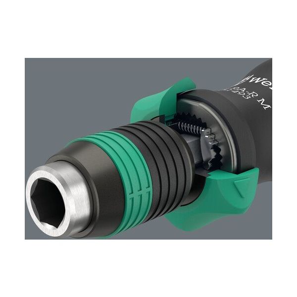 Wera Werk 838 RAーR M ラチェット機能付き差替式ビットホルダー 6.35
