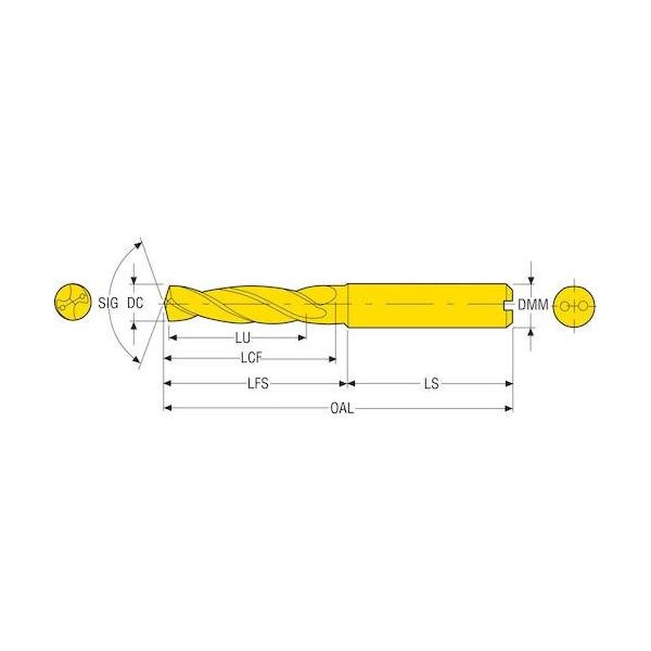 セコ・ツールズ・ジャパン セコ ドリル 超硬ソリッドドリル SD1103A-0880-035-10R1 1個 483-2524（直送品）