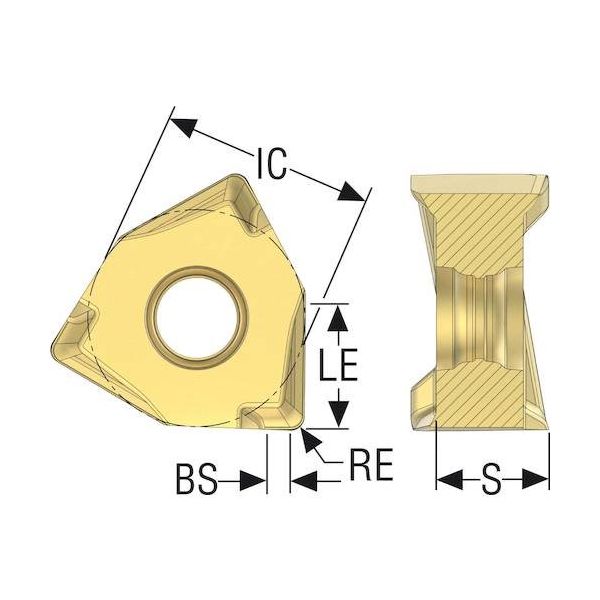 セコ・ツールズ・ジャパン セコ フライス スクエア6用インサート MP1501 XNEX080608TR-M13 1セット(10個)（直送品）