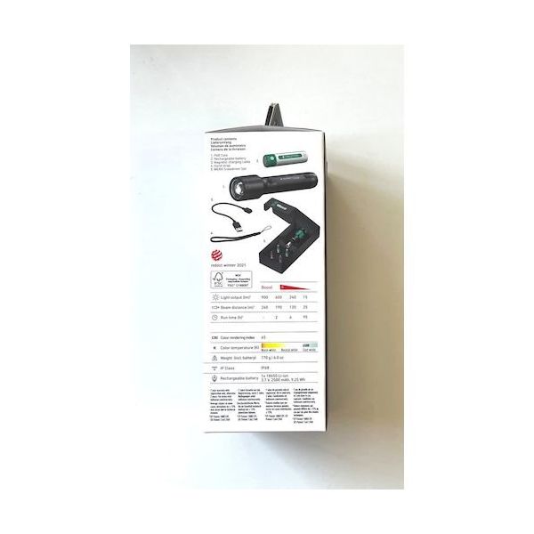 LEDLENSER ハンドライト・スクリュードライバー P6R Core + Wera