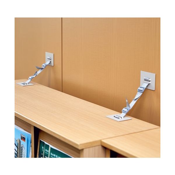 トラスコ中山 TRUSCO 地震対策 転倒防止PPベルト(2本入) 150mm SAF