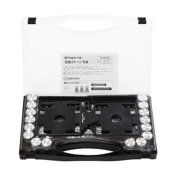 新潟精機 SK 型取りゲージ 写楽 12折 FAG-12 1個 579-3658（直送