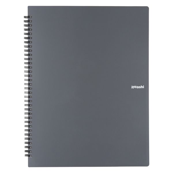 プラス イトオシ ツインリング型ファイル A4 1ポケットタイプ ブラック