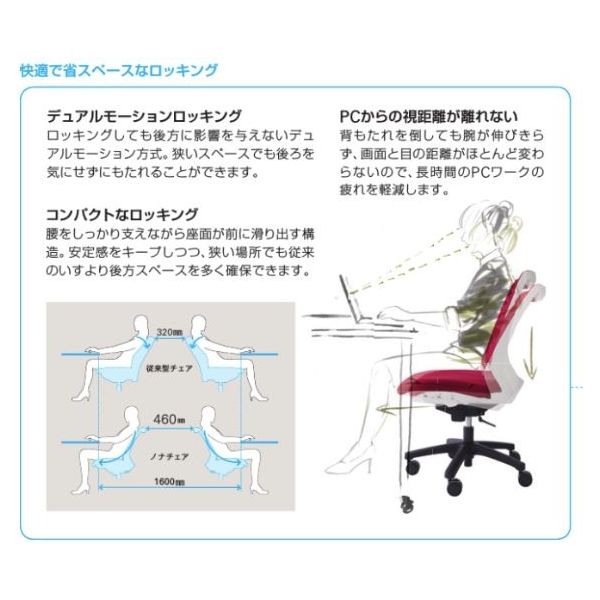 設置込】イトーキ ノナチェア ループ肘付き ハンガー付き ベース 設置込】イトーキ ノナチェア ループ肘付き ハンガー付き ベース