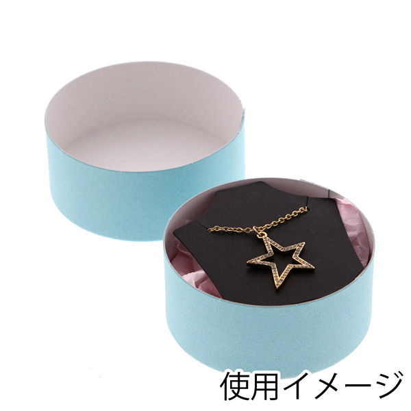 シモジマ HEIKO プチ丸箱 65ー30 スカイ 006868367 1セット(1個