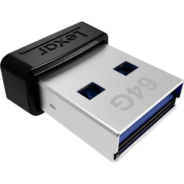 レキサー JumpDriveＳ47 超小型USB3.1フラッシュメモリー 64GB LJDS047064G-BNBNJ 1個