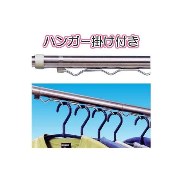 ステンレスハンガーポール DN-40H 1箱(6本入) 積水樹脂（直送品