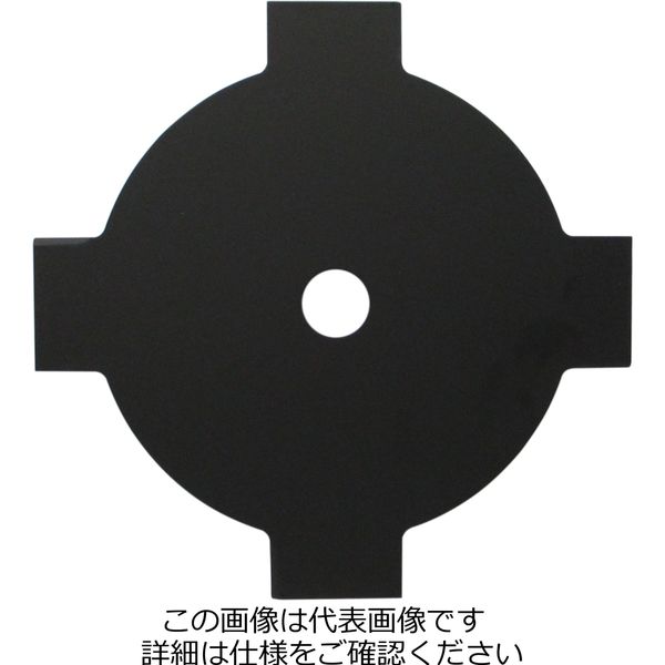 三陽金属 金雉 刈払機用切込刃 255×1.4mm ブラック 4P×255×1.4