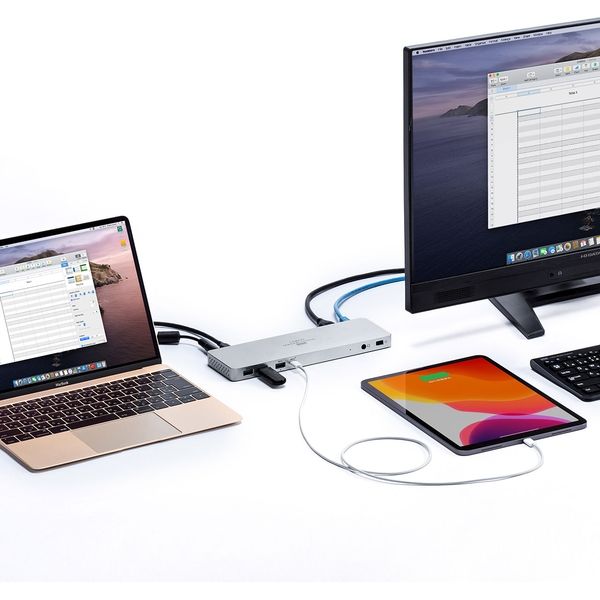 ドッキングステーション Type-C×1 USB3.0×4 HDMI×2 DisplayPort×2 RJ-45×1 USB-CVDK6  サンワサプライ 1個 - アスクル