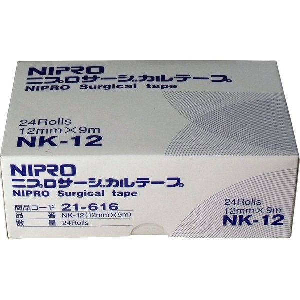 ニプロ サージカルテープ NK-12 12mm×9m 業務用24巻入 1箱(24巻入)×3