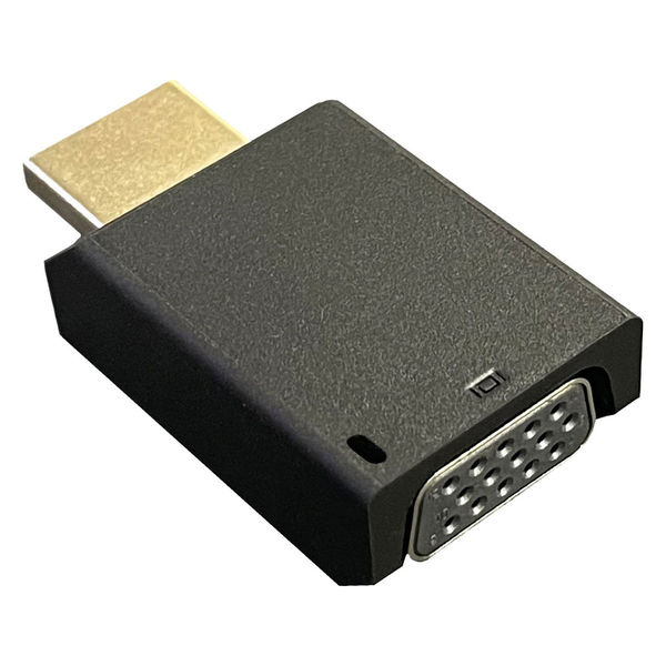 HDMI-VGA 変換アダプター HDMI[オス]-VGA[メス] VV-HDAVGA-B-DO 1個 Vodaview