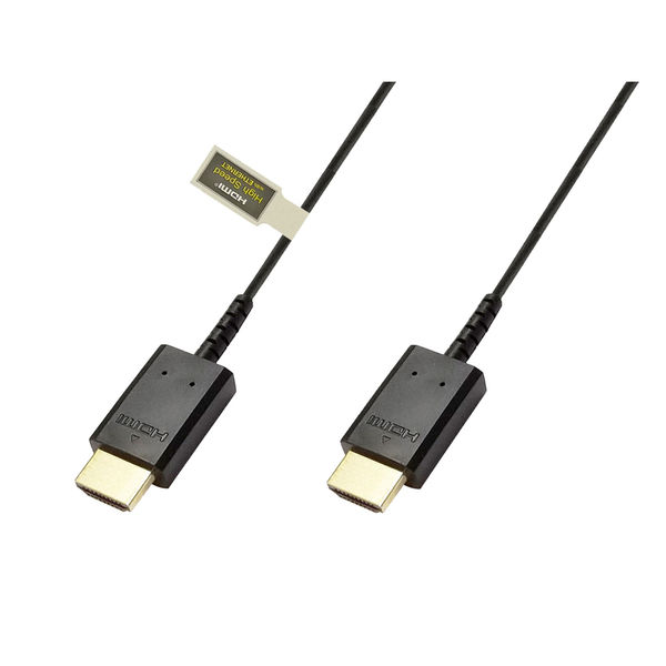 HDMIケーブル 2m 超極細タイプ（直径2.5mm） VV-SSHDMI020AA-B 1本