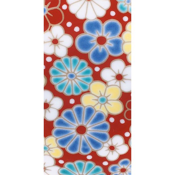 青郊 【九谷焼】縁起豆皿コレクション 吉祥 梅菊模様 KSO-313-2p