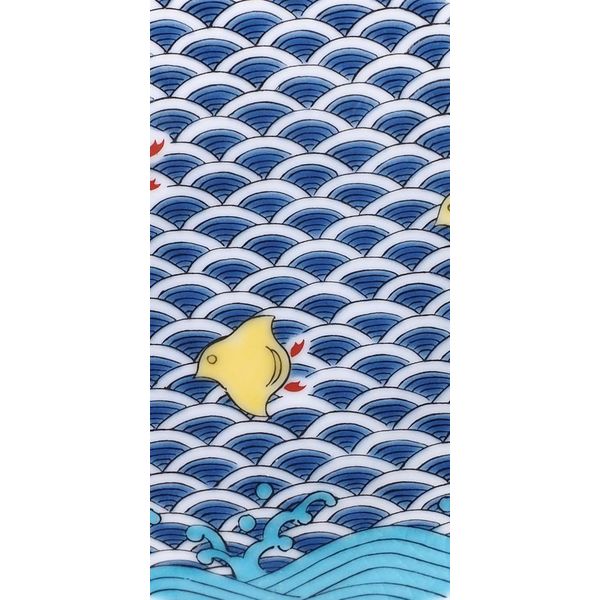 青郊 【九谷焼】縁起豆皿コレクション 吉祥 千鳥 KSO-322-2p 2個（直送