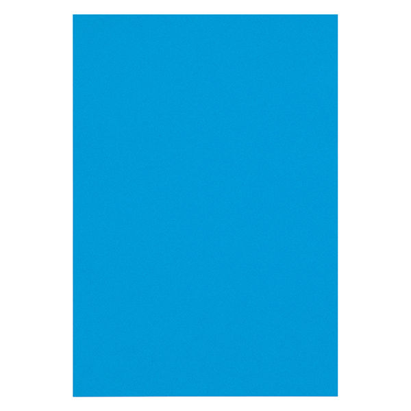 リンテック 色画用紙 ニューカラーR 八切 あお NCR2398 1包(100枚入
