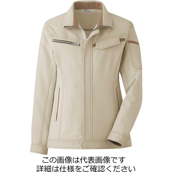 ミドリ安全 ベルデクセル 女子長袖ジャンパー VELS2520上 アイボリー