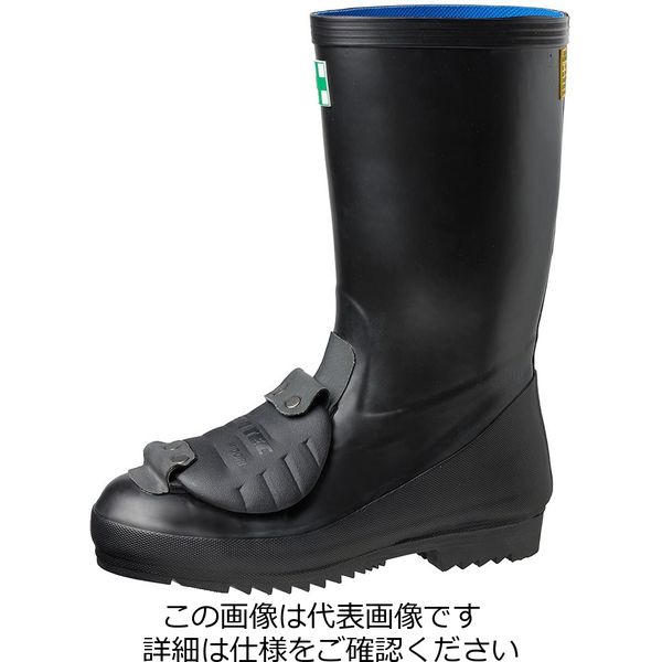 ミドリ安全長靴☆未使用！甲プロ 966甲プロMⅡ 安全靴 黒 ゴム製 JIS合格 ミドリ安全 安全長靴 先芯入り 966甲プロMII 28.0cm 2146010615
