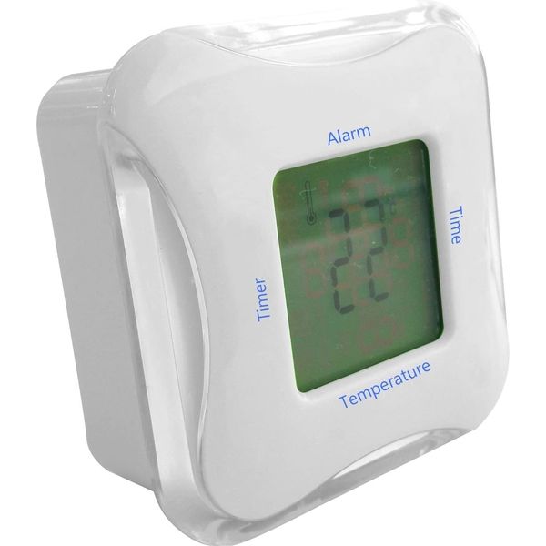 くるりんクロック&タイマー ホワイト 30487 3個 トレードワン（直送品